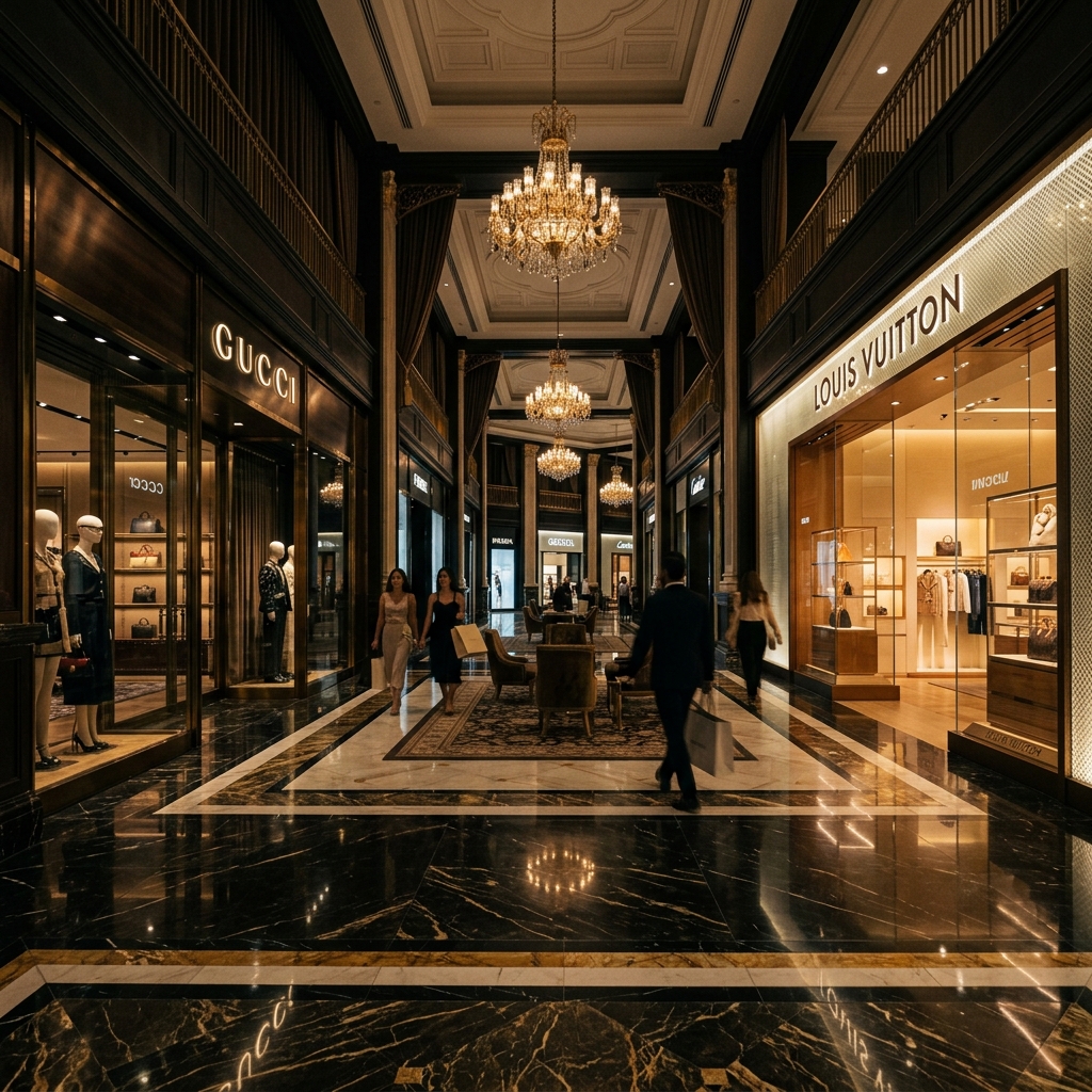 Luxury retail interior