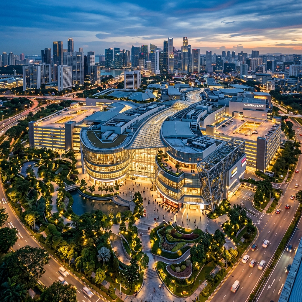 Aerial view of Mall of America